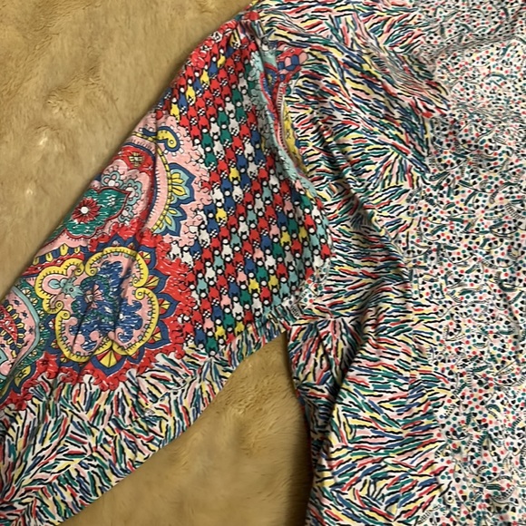 vintage serge azar paris button down top NWOT - Picture 4 of 5